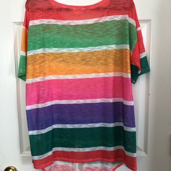 **CLEARANCE** Bibi NWOT L Striped Sweater - Picture 6 of 6